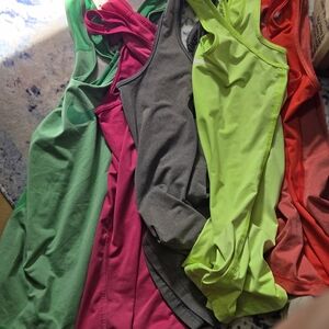 Lot 5 Nike Pro running Tank Tops athletic gym workout wear